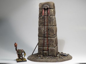 Gurk the brave, just before being crushed to death by tons of rocks after removing the +4 Spear of Structural Support from its location...